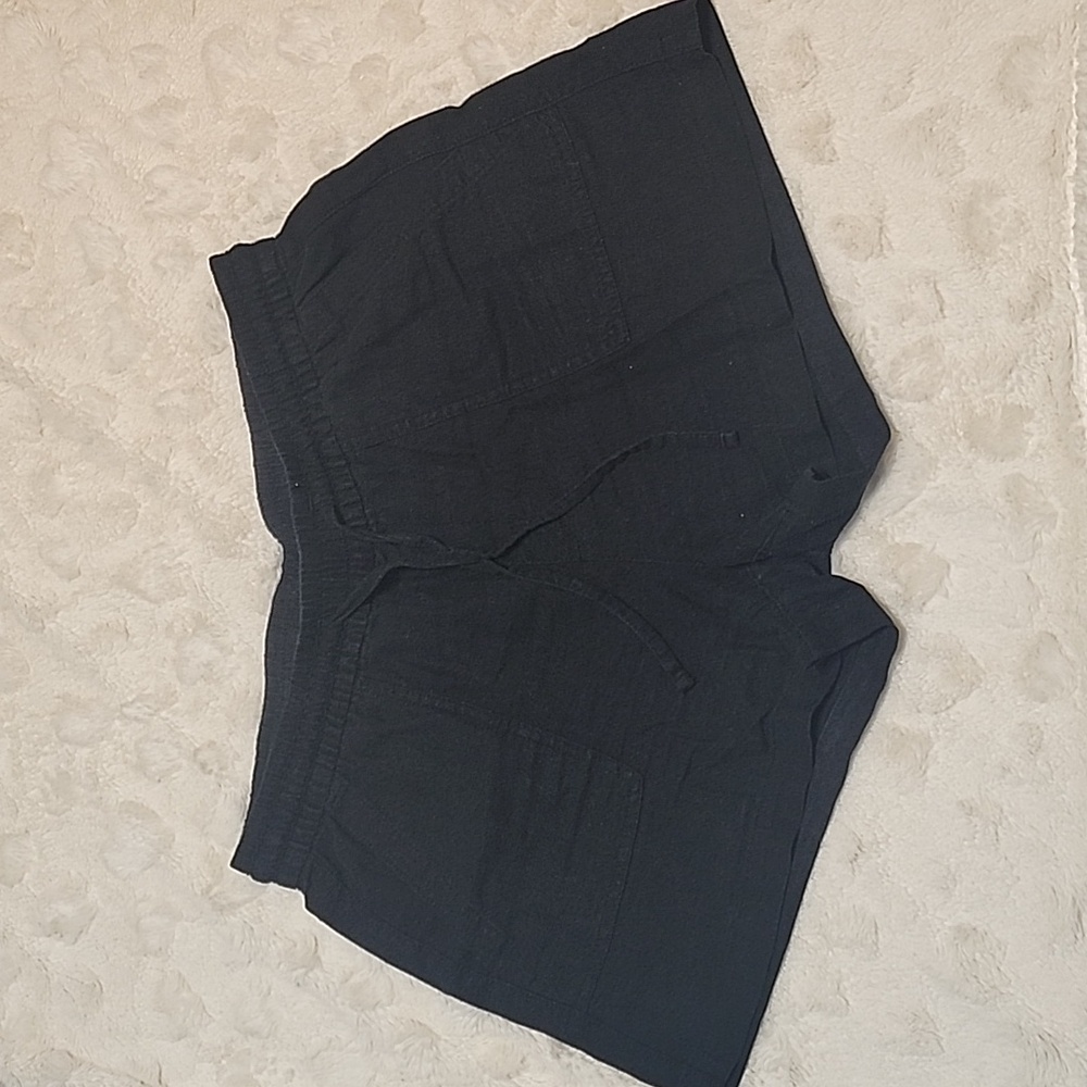 Linen shorts - Old Navy, Medium, Black